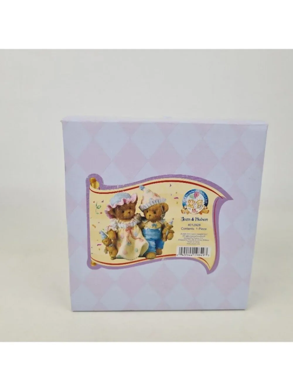 Cherished Teddies Club 15th Jean & Hubert 4012928 Porcelain Figurine Vintage